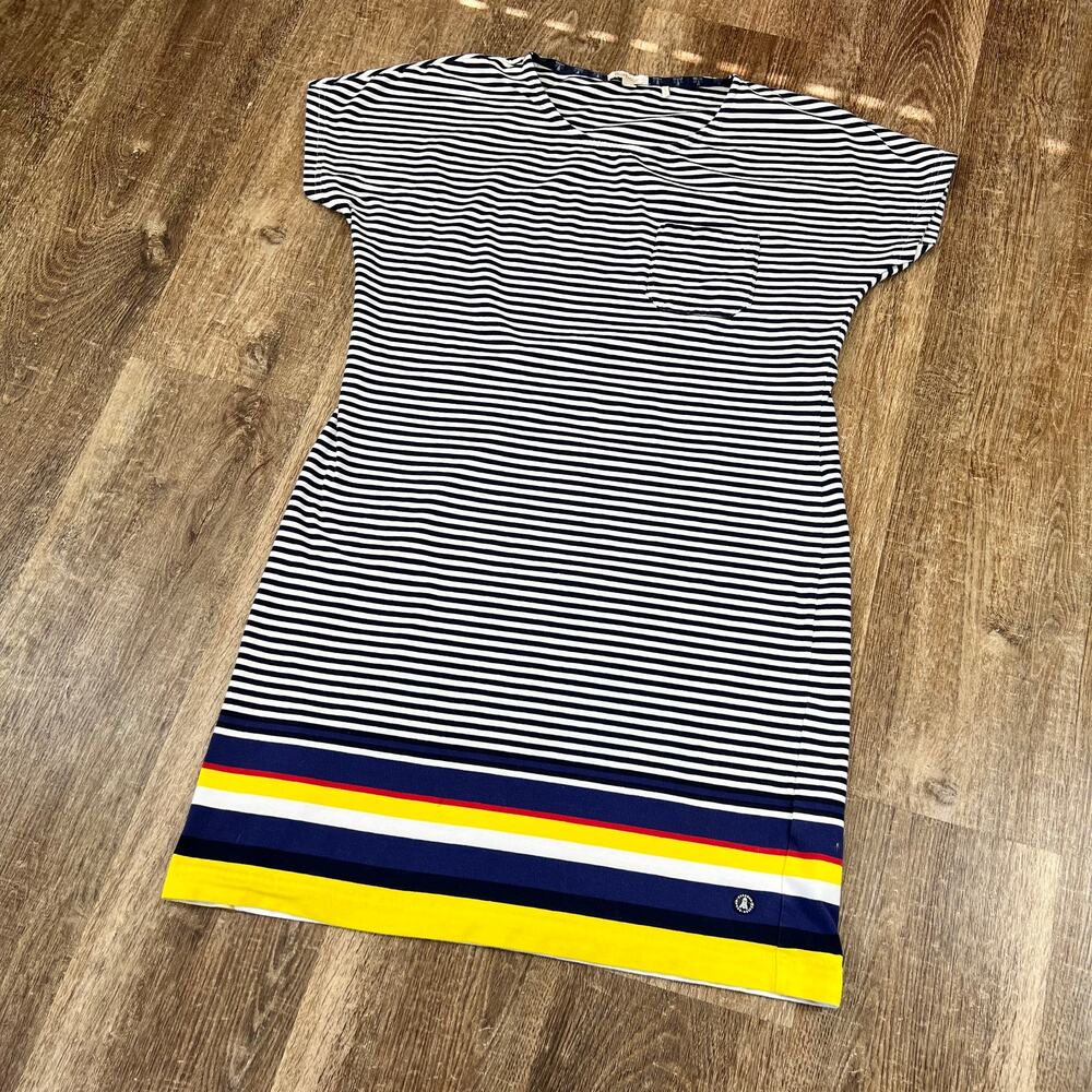 Barbour Harewood Dress in Navy Striped Dress - Picture 2 of 5